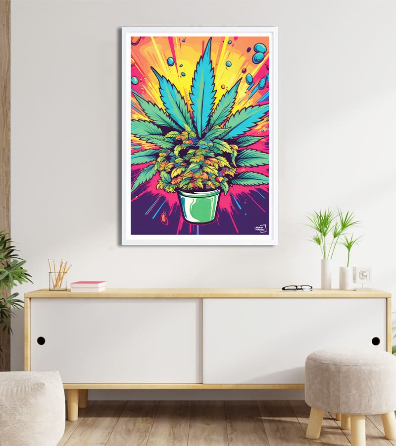 poster Weed - Pop Art