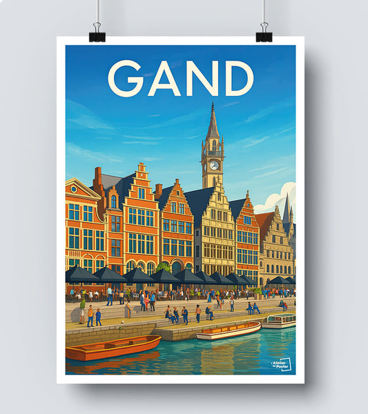 Affiche Gand