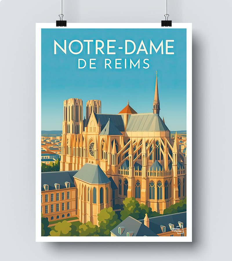 Affiche Notre Dame de Reims