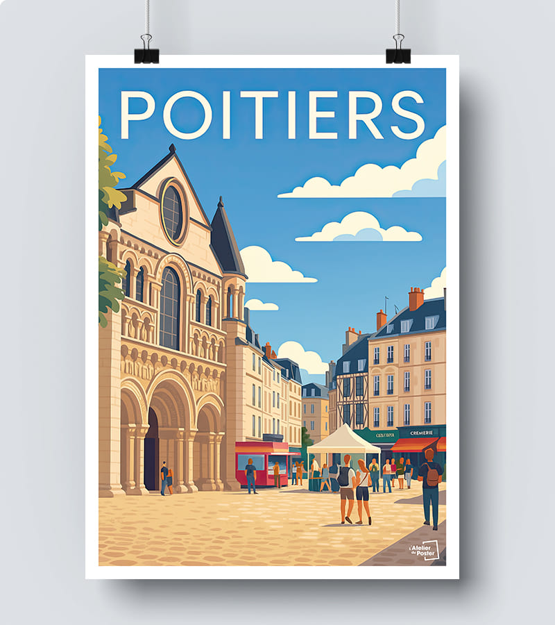 Affiche Poitiers