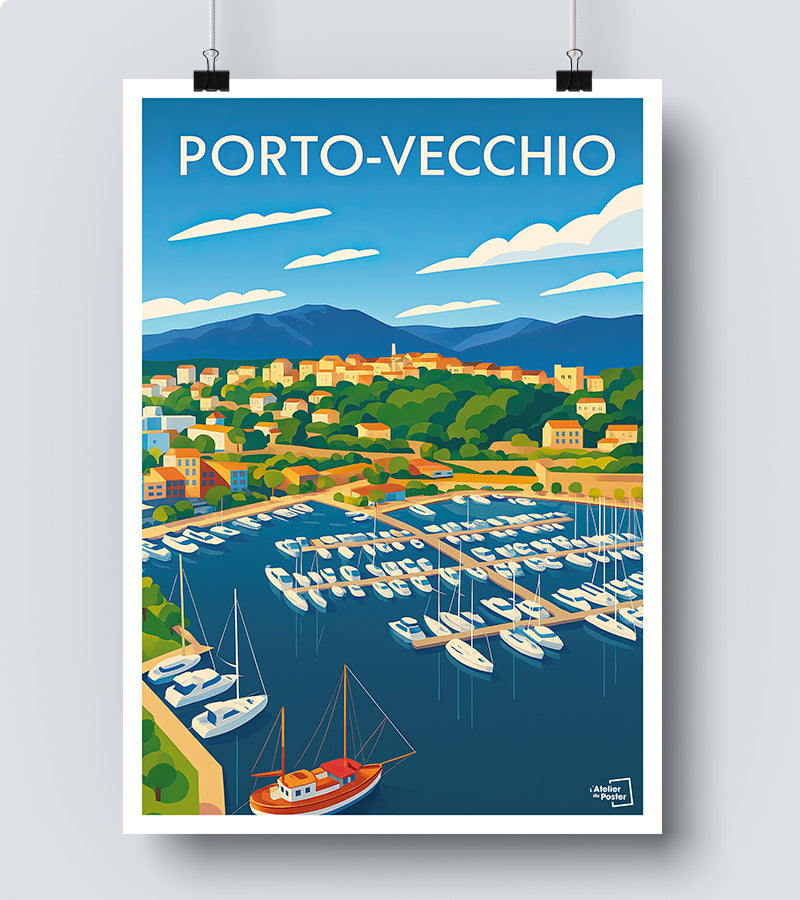 Affiche Port de Porto Vecchio