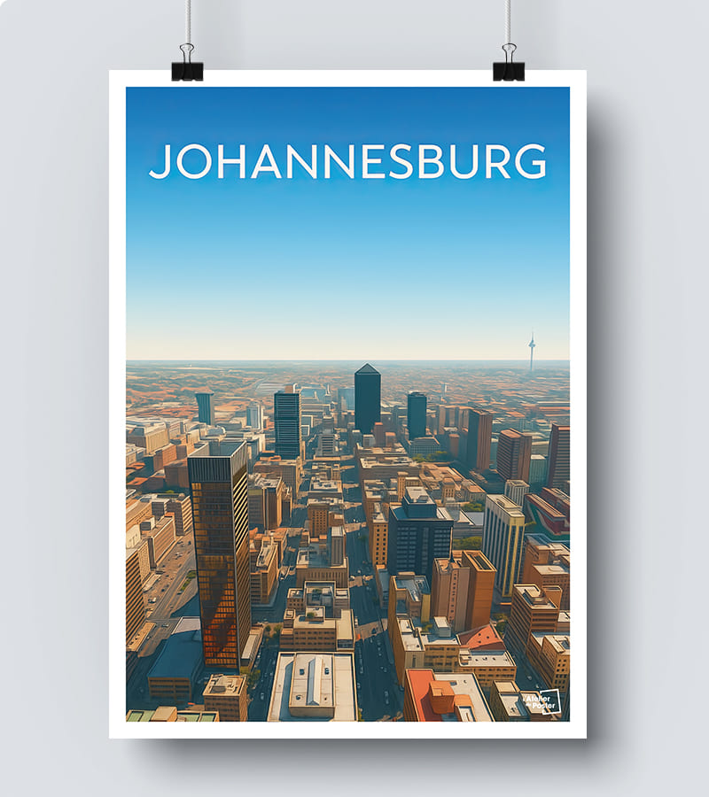 Affiche Johannesburg