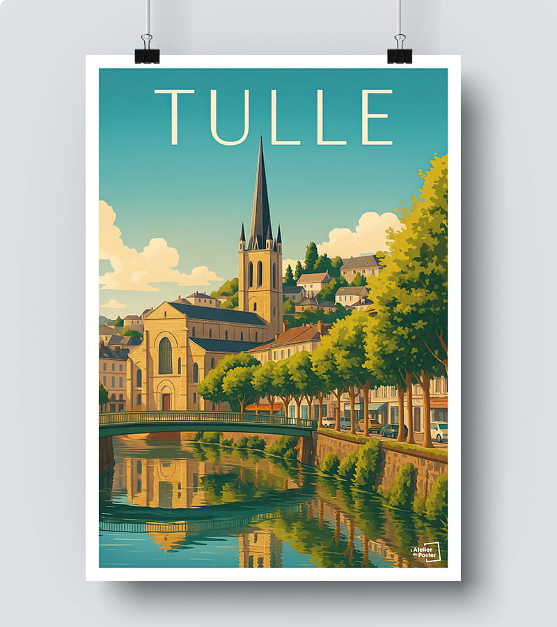 Affiche Tulle L Atelier Du Poster affiche-tulle-l-atelier-du-poster