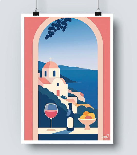 Affiche Paysage Marin et Apéro – Art Mural pour Déco d Été #58