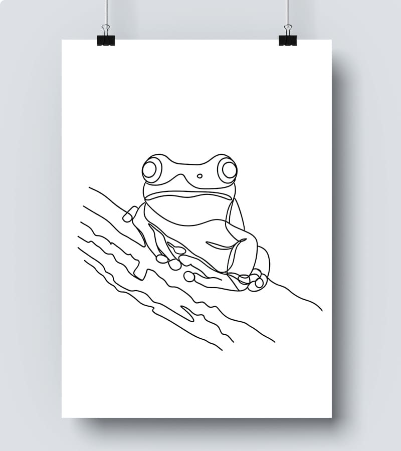 Affiche Line Art Nature #5