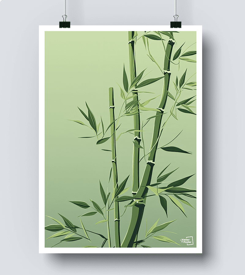 Affiche Bambous