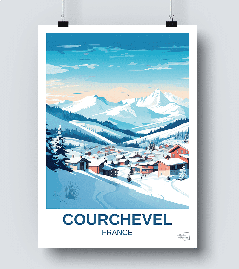 Affiche Courchevel