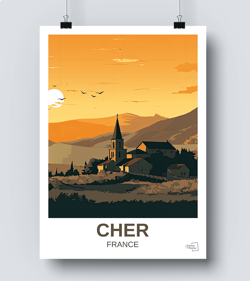 Affiche Département du Cher