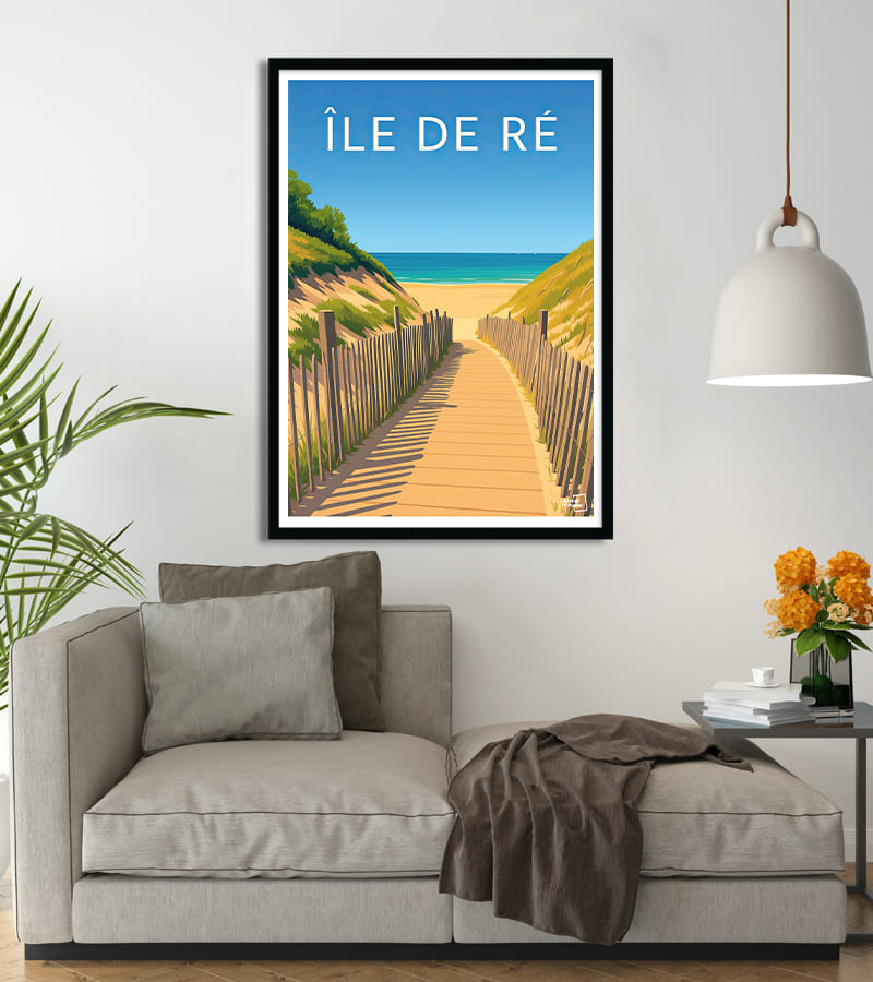 poster Vintage Ile de Ré