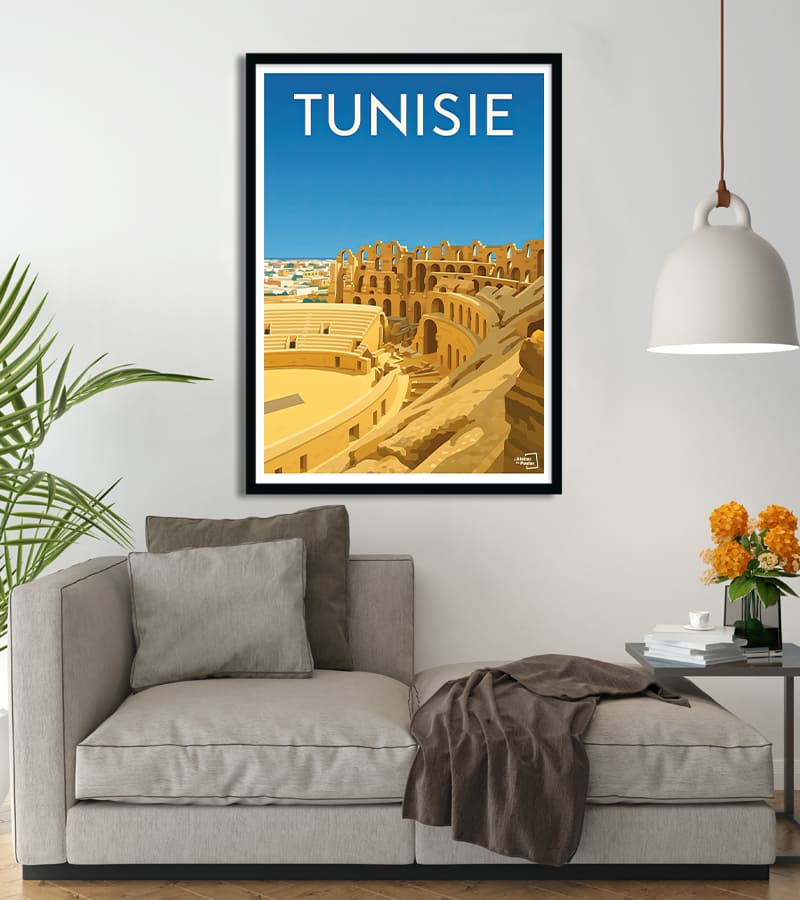 poster Vintage Tunisie