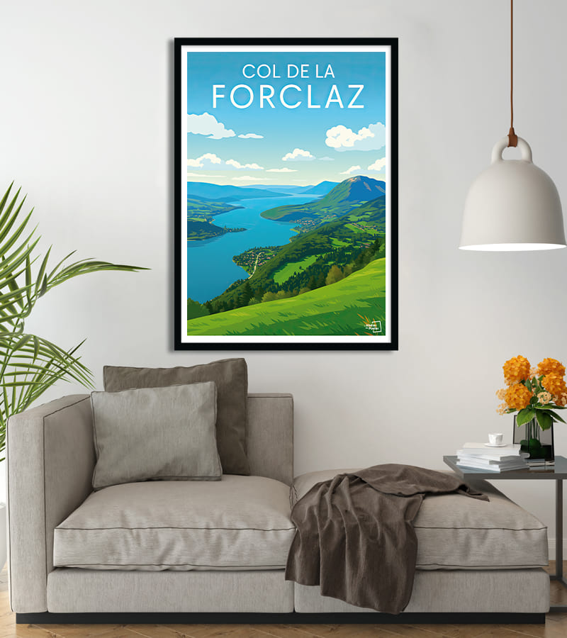 Poster col de la Forclaz