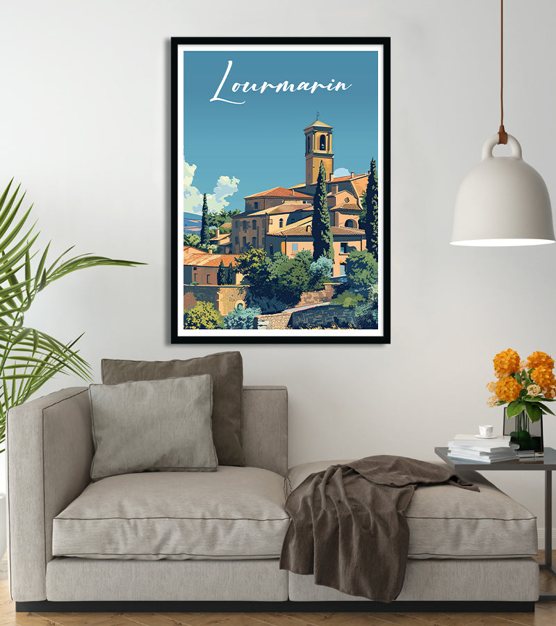poster Lourmarin