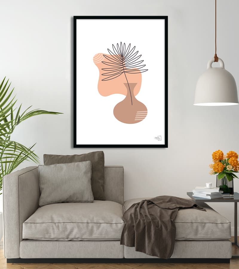 Affiche Fleur en art mural de Style nordique #33