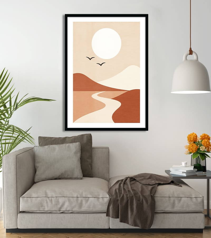 Affiche Paysage Naturel Minimaliste – Déco Murale Zen et Moderne #52