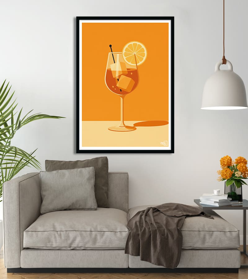 Affiche Cocktail Design – Illustration Épurée pour Déco Cuisine ou Bar #56