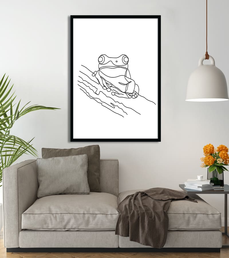 Affiche Line Art Nature #5