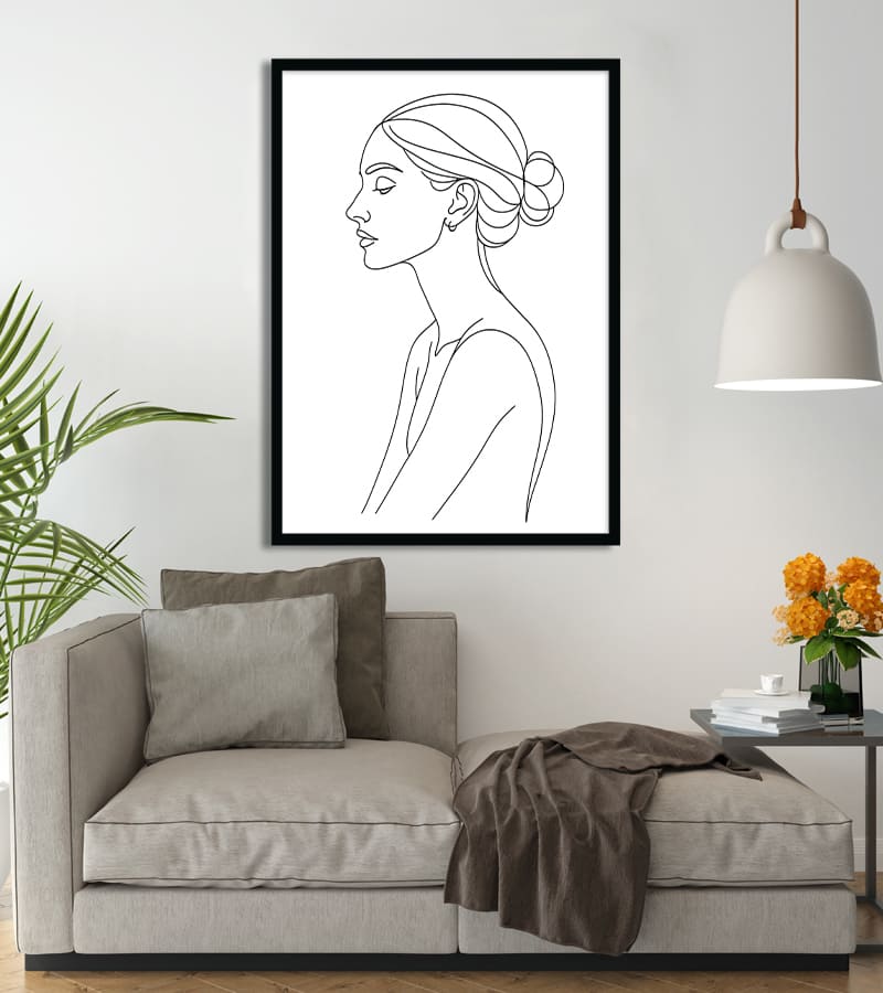 Affiche Line Art Femme #8