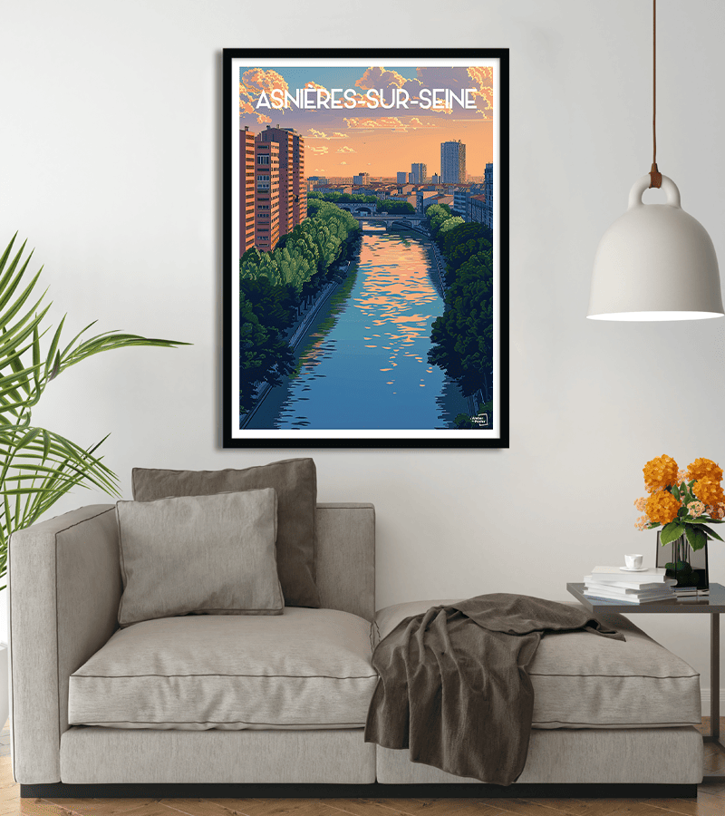 poster Asnière sur Seine