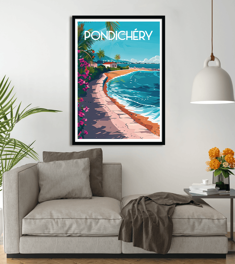 Affiche Pondichery