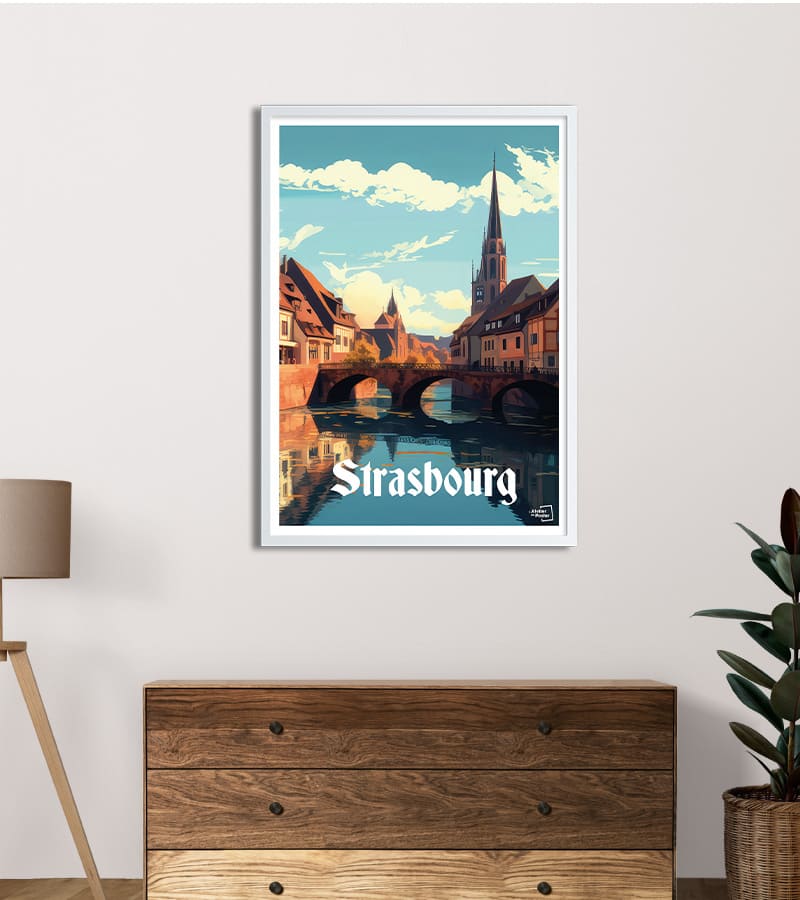 poster Vintage Strasbourg