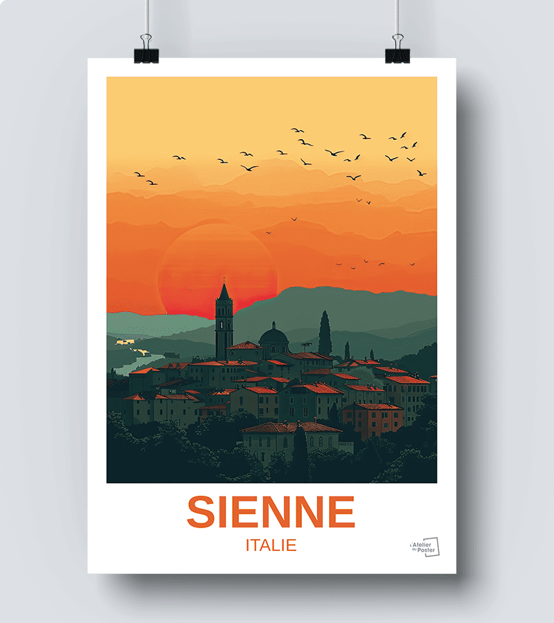 Affiche Sienne - Italie