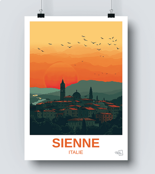 Affiche Sienne - Italie