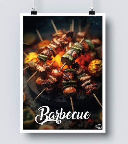 Affiche Barbecue grill
