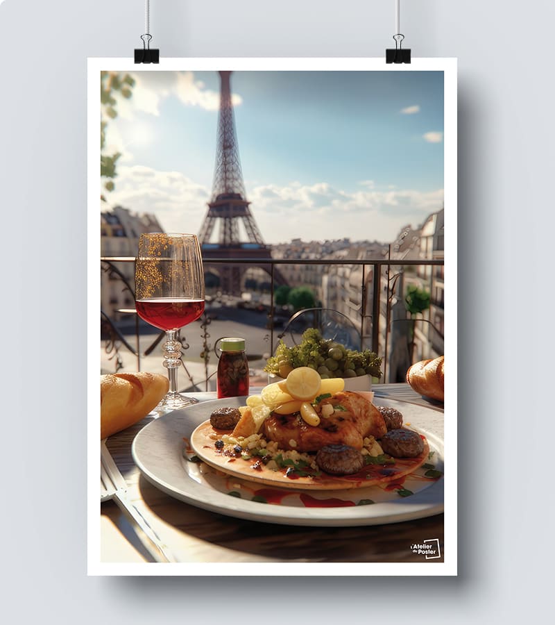 Affiche Repas gastronomique à Paris