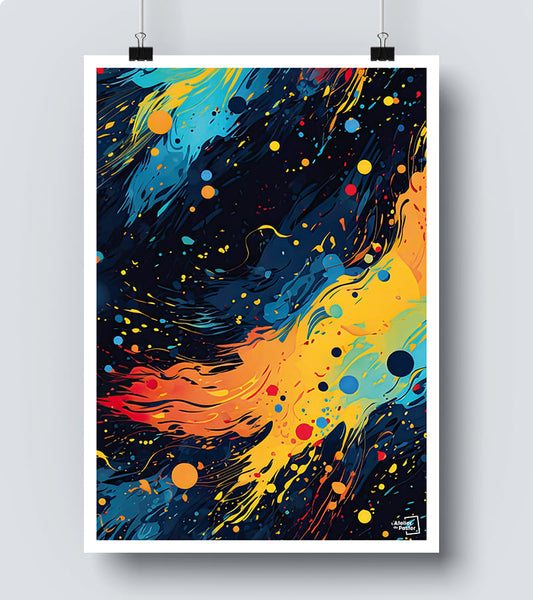 Affiche Abstraction en couleur