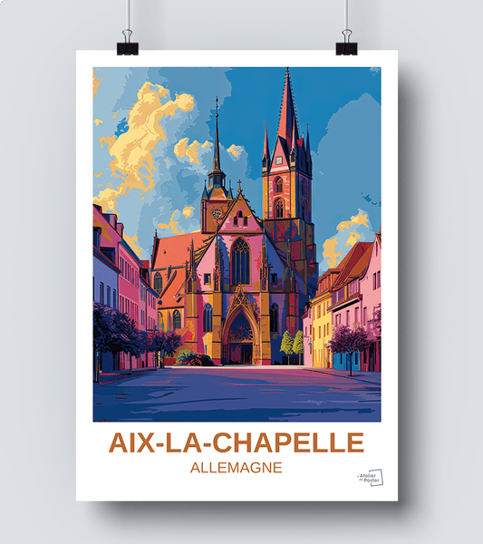 Affiche Aix-la-Chapelle - Allemagne