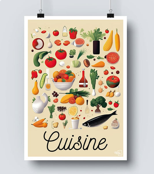 Affiche Récipient Cuisine