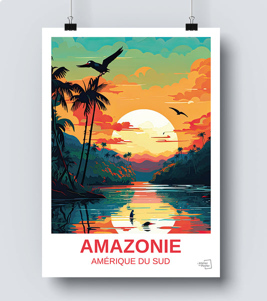 Affiche Amazonie