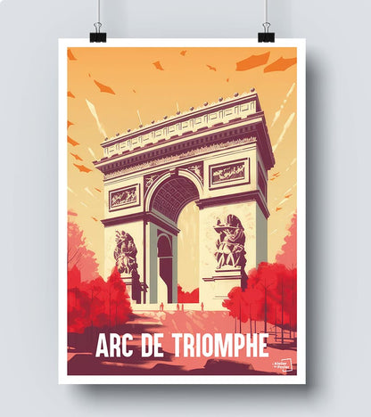 poster Arc de Triomphe - Paris