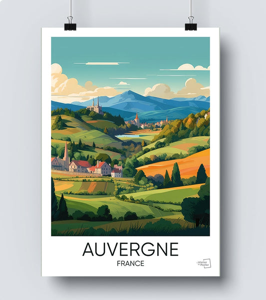 Affiche Auvergne