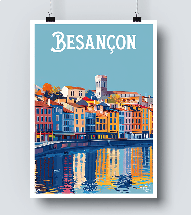 Affiche Besançon Vintage