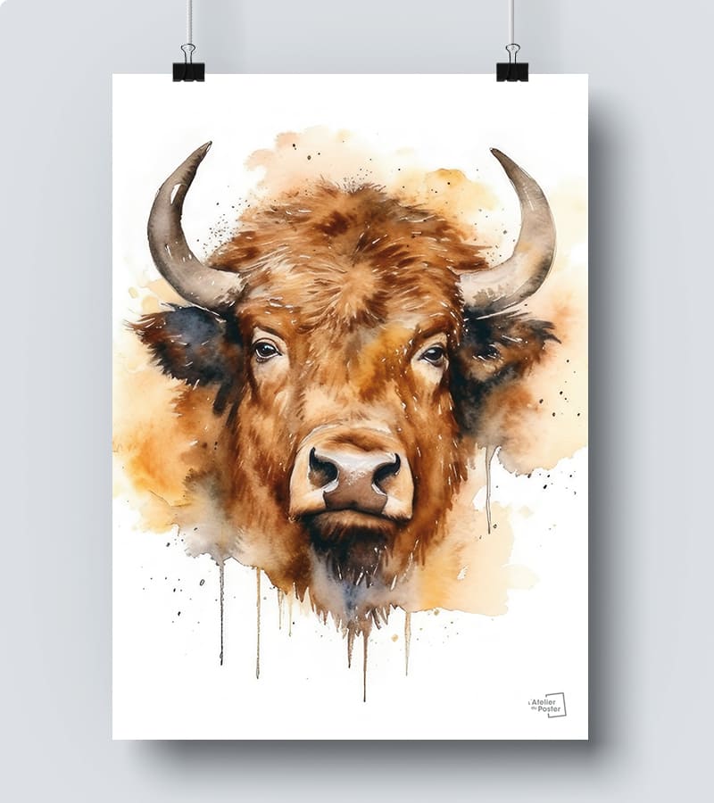 Affiche Bison