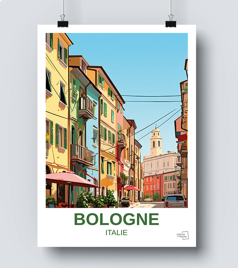 Affiche Bologne - Italie