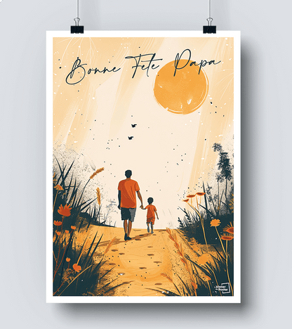 Affiche Bonne Fête Papa