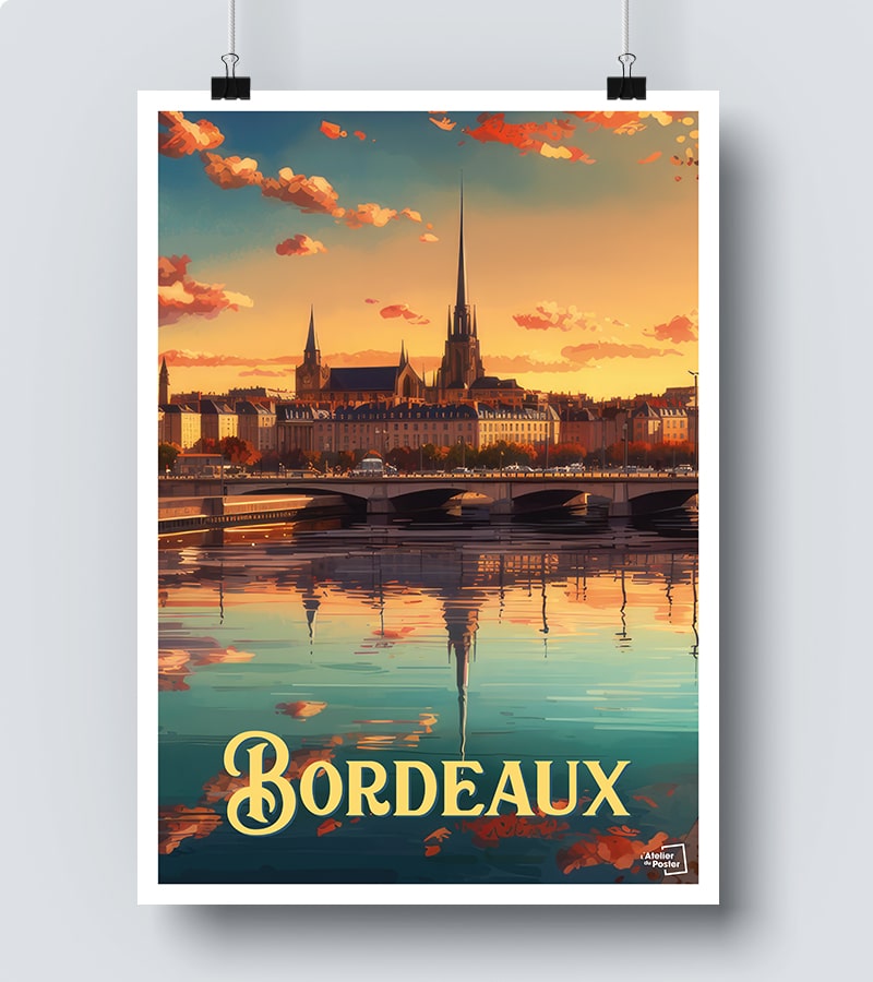 Affiche Bordeaux