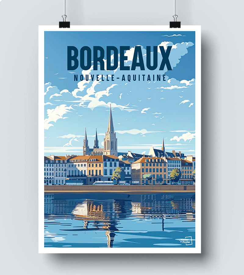 Affiche vintage Bordeaux