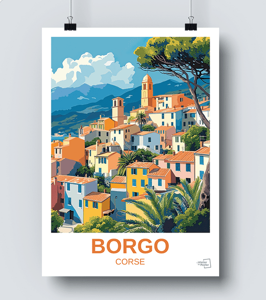 Affiche Borgo - Corse