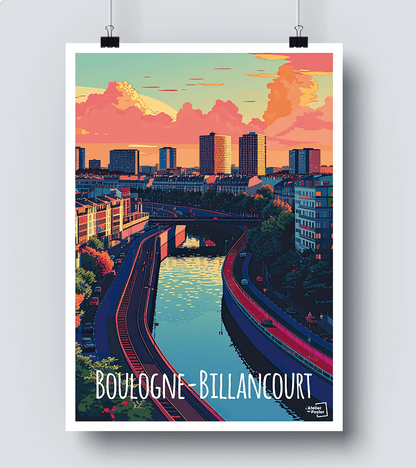 Affiche Boulogne-Billancourt