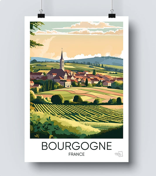 Affiche Bourgogne