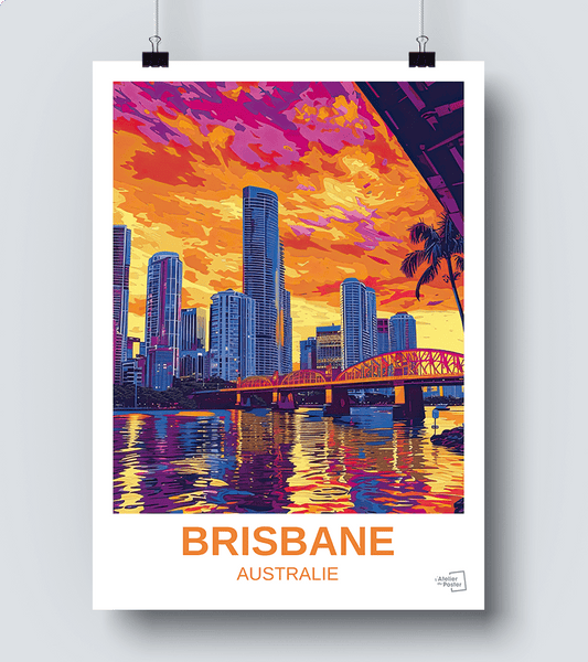 Affiche Brisbane - Australie