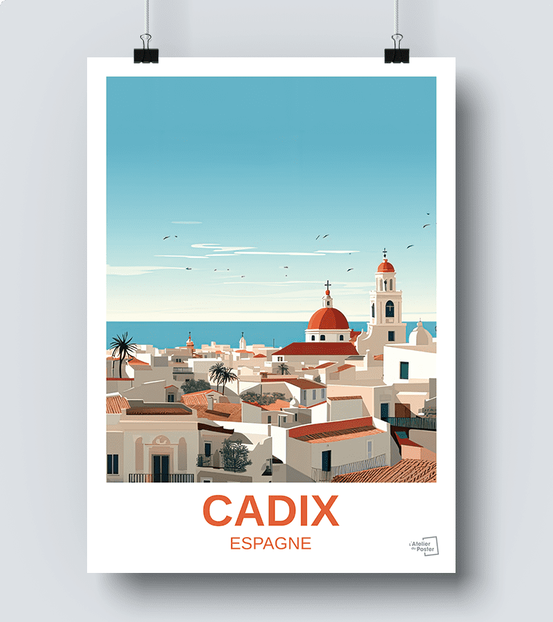 Affiche Cadix - Espagne