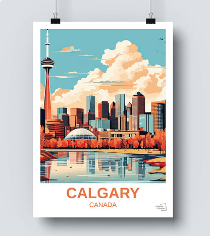 Affiche Calgary - Canada