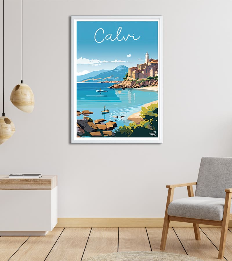 Affiche Calvi - Corse