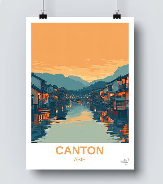 Affiche Canton - Chine