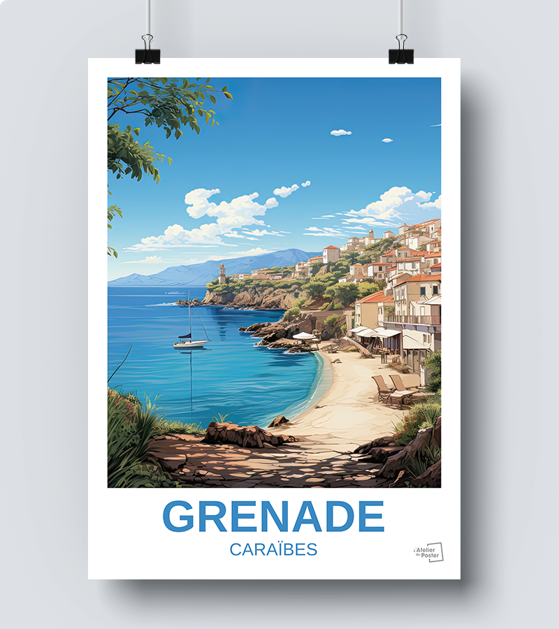 Affiche Grenade - Caraïbes