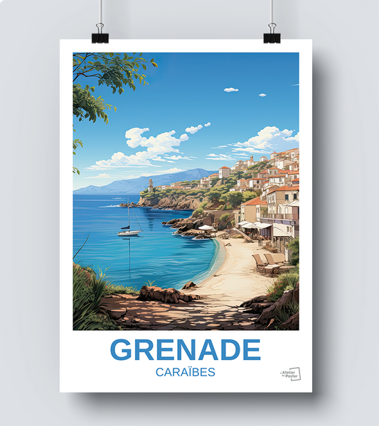 Affiche Grenade - Caraïbes